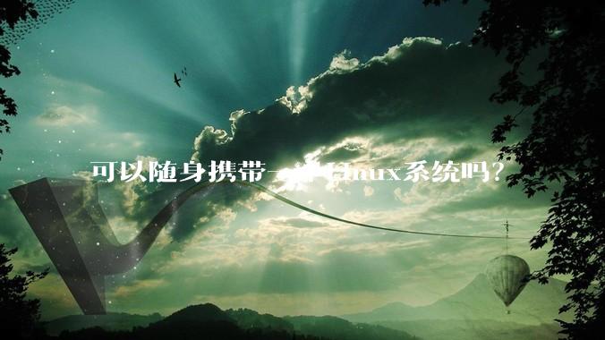 可以随身携带一个Linux系统吗？
